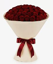 Букет 101 Бордовая роза Блэк Бакарра в Лагань