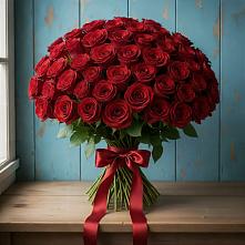 Букет Красные розы Блэк Меджик в Лагань