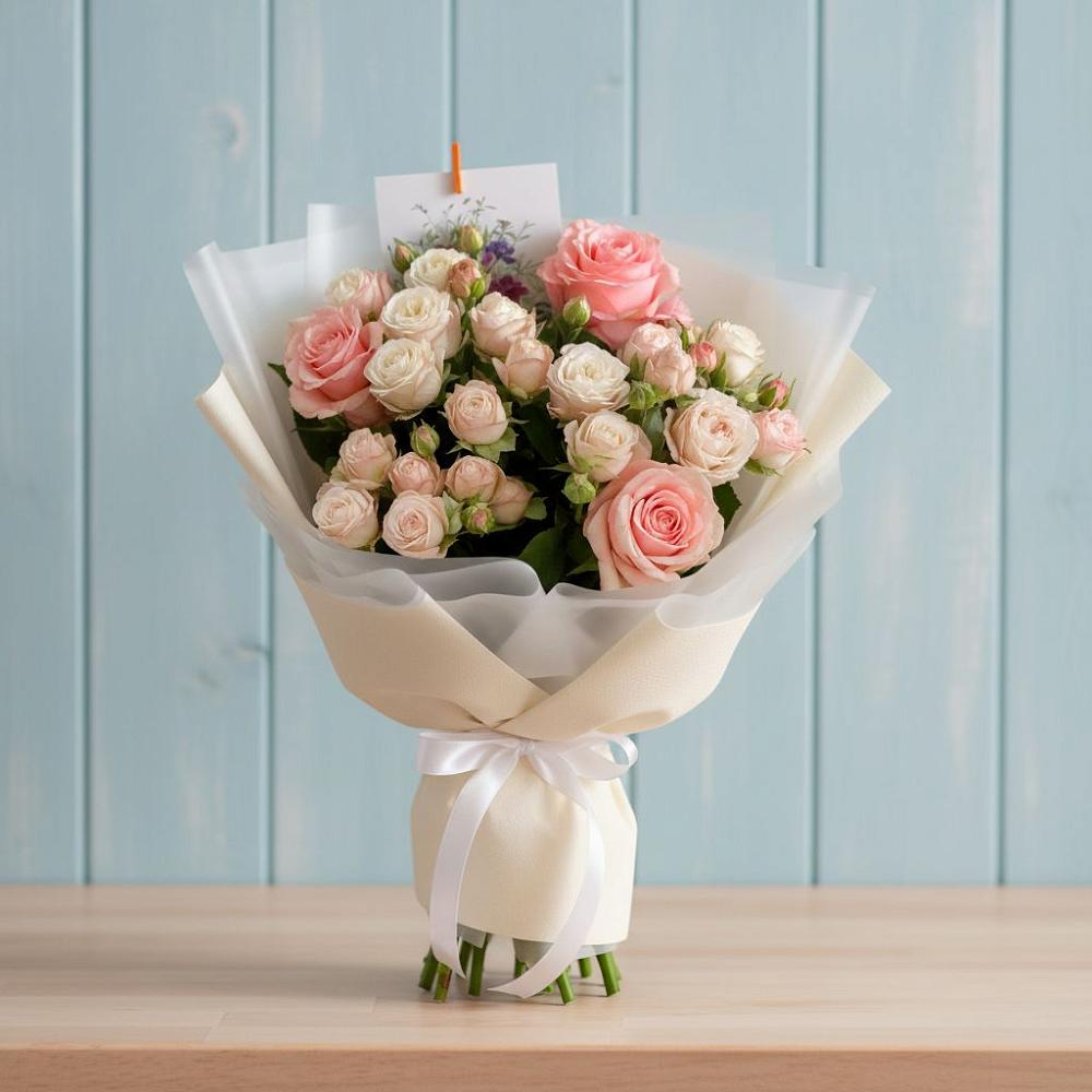 Букет цветов из: Розы в Лагань