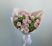 Букет цветов из:  Розы и Хризантемы #REPLACE_PRED# Лагань