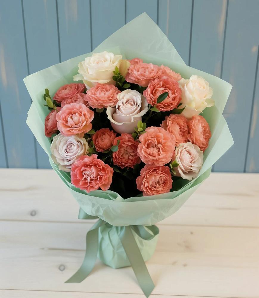 Букет цветов из: Розы в Лагань