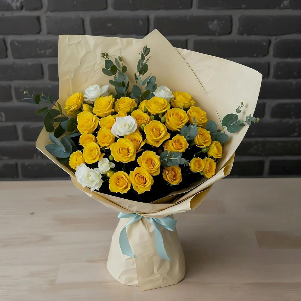 Букет цветов из: Розы в Лагань